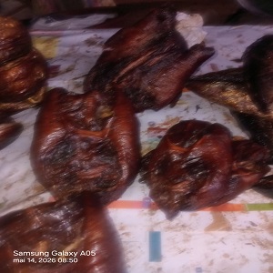 UN TAS DE 4 RAIS FUMES